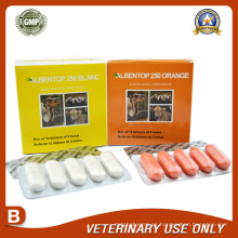 Medicamentos veterinarios de Albendazole Bolus 250mg